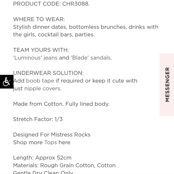 MISTRESS ROCKS TOP CB - Picture 10 of 16